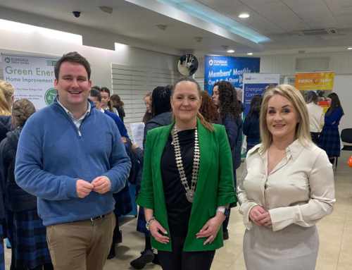 Over 250 Students attend Business Expo hosted by Dundalk Chamber in Dundalk Credit Union.
