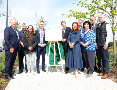 Official Opening of St Nicholas Quarter by Minister James Browne