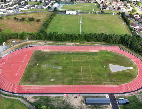 Work on New Athletics Track in Dundalk Nearing Completion